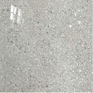 Керамогранит Kerranova Avenyu K-1804 LR серый гранит глянцевый лаппатированный  (60x60)